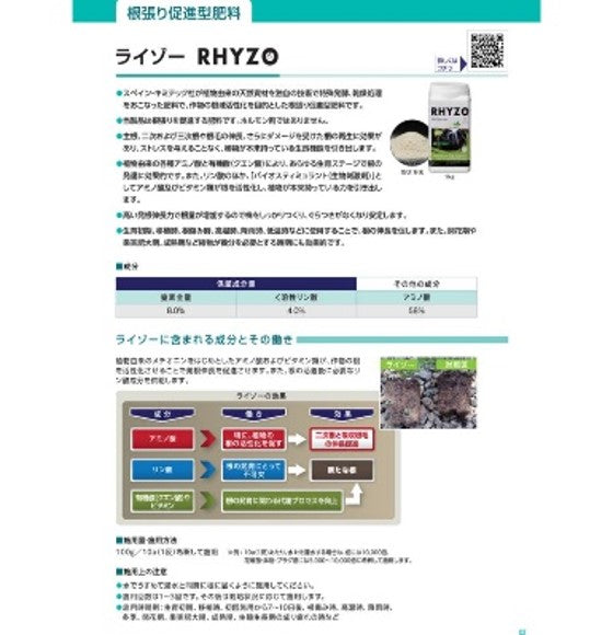 ハイポネックスジャパン ライゾー（RHYZO）【1kg】有機発根促進剤  