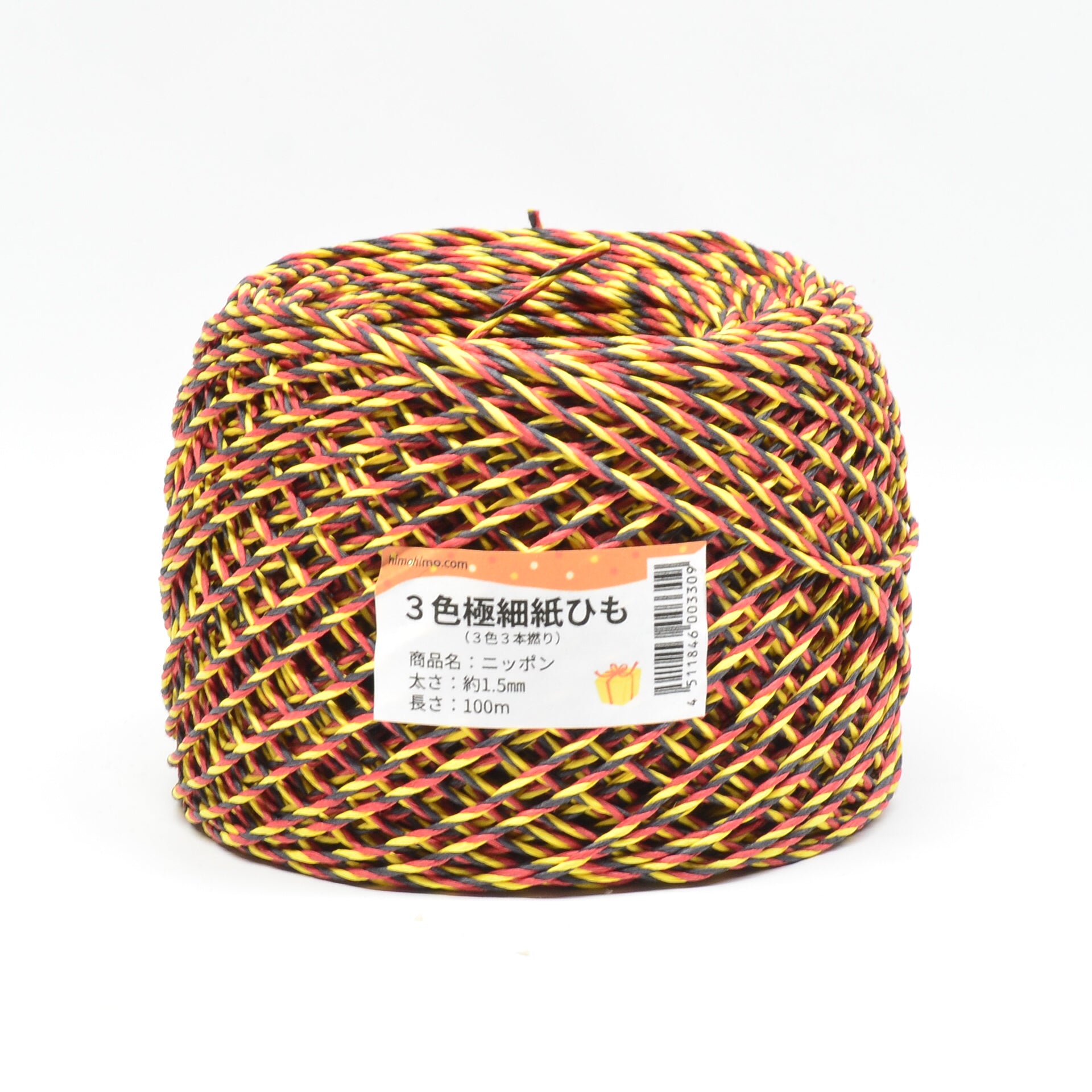 早瀬工業公式】3色極細紙ひも（3色3本撚り） – 早瀬工業公式