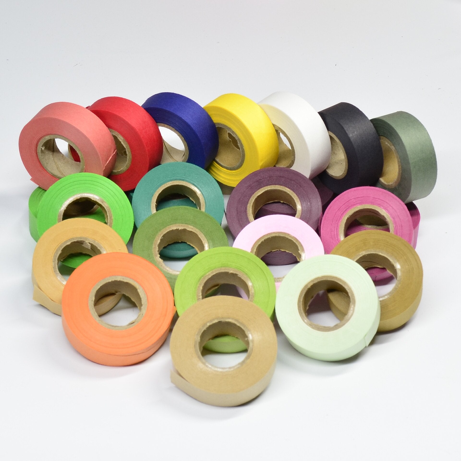 早瀬工業公式】カラー紙テープ 巾20mm×長さ30m 全20色 – 早瀬